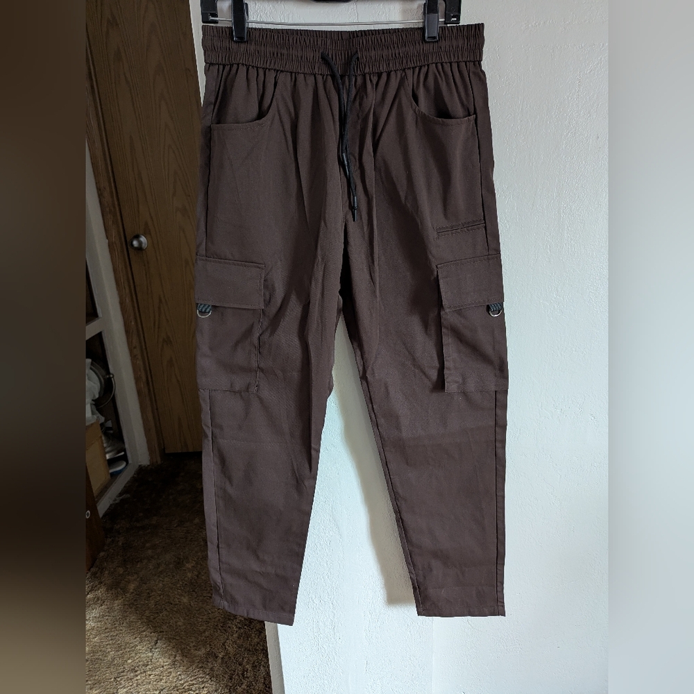 MANFINITY Men's Chocolate Cargo Pants